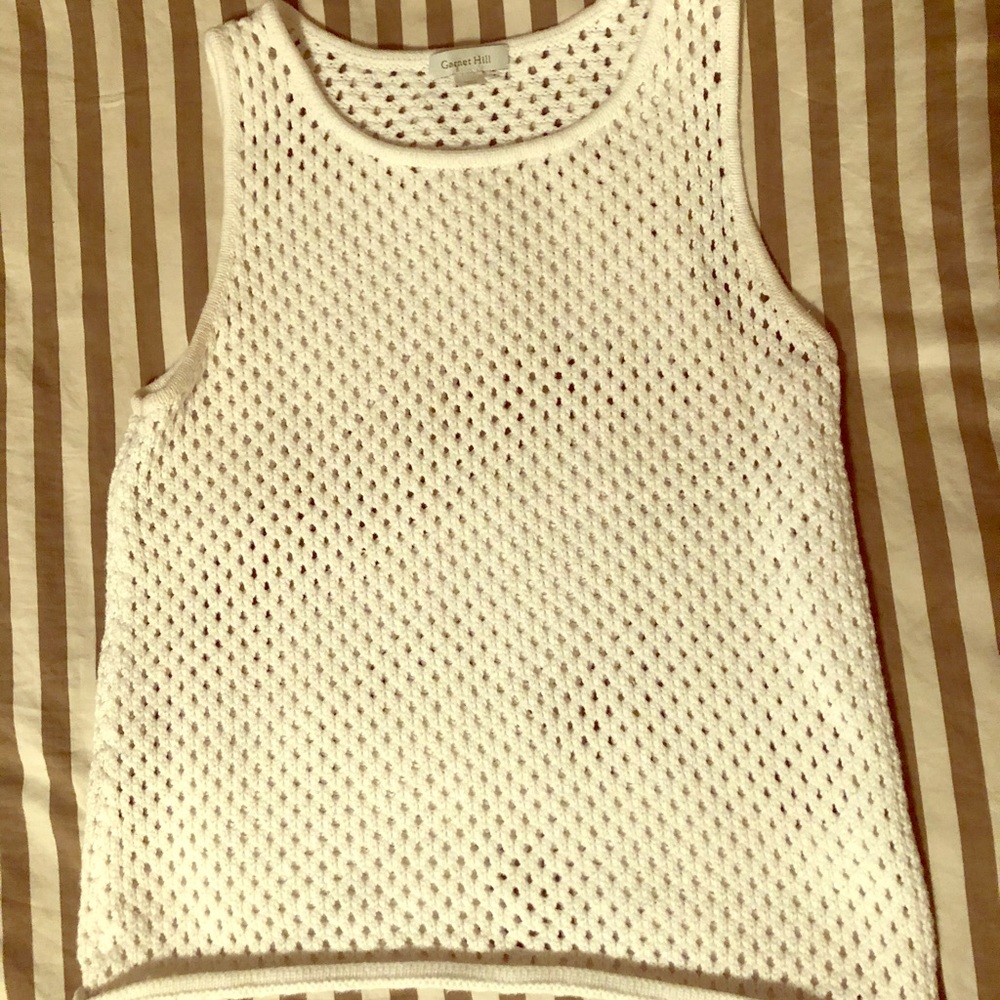 Crocheted knit Tank
